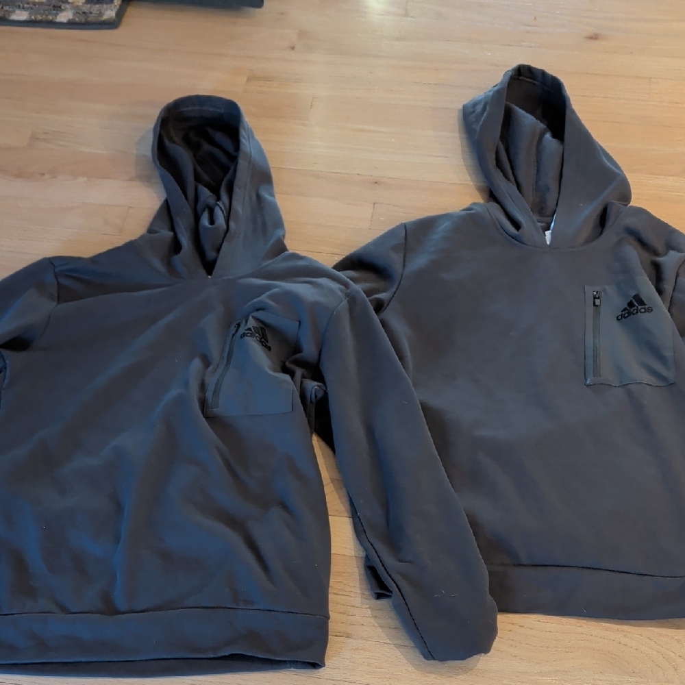 Adidas Men's Charcoal Hoodies